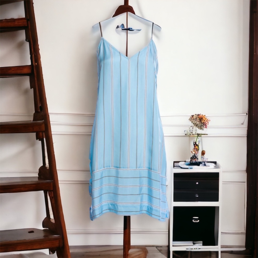 Derek Lam 10 Crosby Dress, Blue, Large